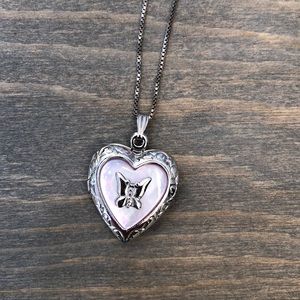 Brand new silver heart locket